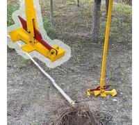 Extracteur d'arbre avec poignée réglable à 4 positions, arrache-plantes envahissantes pour arrière-cour/ferme/cour/jardin, béton en acier
