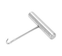 Extracteur d'assistance de Corde de Raquette Inférieure de d'arc, Outil de Cordage de Raquette de Badminton en Acier Inoxydable de 3,1x3,5 Pouces pour Raquette de Tennis,