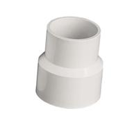 Extracteur de bois Réducteur de tuyau sous vide Adaptateur PVC Accessoires de fixation 50 mm à 40 mm Blanc