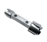 Extracteur de bonde de baignoire et clé à cliquet en alliage d'aluminium Kit de clés de vidange pour baignoires et canalisations de douche 5 cm