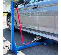 Extracteur de bosses 3 en 1 robuste pour voiture, dispose d'une force de traction de 600 kg, d'un réglage de la hauteur de 100 à 920 mm et d'un pivotement à 120 °, avec treuil manuel pour réparation