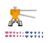 Extracteur de bosses Golden Lifter, outil de débosselage for carrosserie automobile, ventouse, réparation sans peinture, kits d'outils de débosselage automobile(Gold 24Pcs Tabs)
