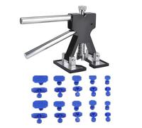 Extracteur de bosses Golden Lifter, outil de débosselage for carrosserie automobile, ventouse, réparation sans peinture, kits d'outils de débosselage automobile(Black 20Pcs Tabs)