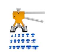 Extracteur de bosses Golden Lifter, outil de débosselage for carrosserie automobile, ventouse, réparation sans peinture, kits d'outils de débosselage automobile(Gold 18Pcs Tabs)