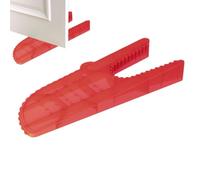 Extracteur de bottes de cowboy - Grattoir rainuré pour bottes - Extracteur de bottes - Extracteur de bottes - Extracteur de chaussures - Grattoir à bottes rainuré pour enlever la boue, Rouge, Refer to