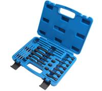 Extracteur de bougie de préchauffage portable en acier au carbone avec étui | Kit de réparation de bougies de préchauffage pour connecteur de harnais, pièce filetée, coffre, voiture, garage, inspecteur