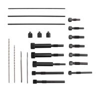 Extracteur de bougies de préchauffage portable en acier au carbone avec | Alésoir de bougie de préchauffage pour boîte de rangement, changement d'essai, retrait de voiture, garage, mécanicien