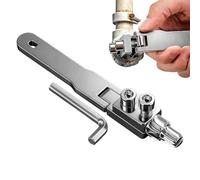 Extracteur de boulon cassé, 1,27 cm, 1,9 cm, ajustement précis - Outil d'extraction de valve de robinet cassé - Pour réparation de salle de bain, sous-sol, buanderie, professionnels, propriétaires de