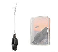 Extracteur de câble de pêche pour bateau - Convient pour les rabots offshore et downrigger - En nylon et fibre de verre - Avec câble en acier inoxydable (tête unique)