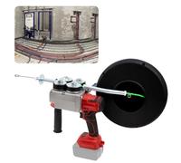Extracteur de Câble Electrique Compatible avec Batteries Makita, Outil De Traction De Fil éLectrique De Machine à Corder Automatique, Machine à Fileter Murale Electrique, 30m Line(Sans Batterie)