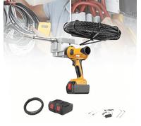 Extracteur de câble électrique, Machine Automatique de Cordage de câbles à Vitesse Variable, Vitesse Variable 0-50 m/Min, Force de Traction maximale de 600 N,25000mah+1pack,30m