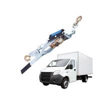 Extracteur de câbles à cliquet - Treuil manuel à double crochet, outil de tension forte, extracteur de remorque industriel pour installation de garde-corps de pont