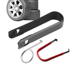 Extracteur de cache-écrous de roue - Ensemble d'outils de retrait de boulons de roue, extracteur de cache-écrous centraux de pneus, extracteur de capuchons d'écrous portables, extracteur de crochet de