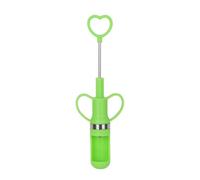 Extracteur de cerises portable à une main en acier inoxydable pour un retrait facile - Design ergonomique multifonction - Cerises et dattes - Vert - 2 pièces