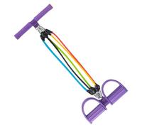 Extracteur de cheville à pédale, corde de tension multifonction, 62 cm, bande élastique antidérapante, cordon élastique réglable pour entraînement de jambe, taille, bras, amincissant, fitness à