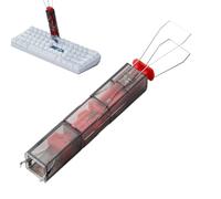 Extracteur de clavier mécanique - Poignée compacte avec pointes métalliques pour un nettoyage rapide et un échange important, design ergonomique pour PC
