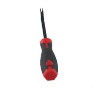 Extracteur de clou de pneu en forme de V, outil de levier en acier au chrome vanadium avec poignée ergonomique pour réparation automobile, retrait de vis de travail du bois, rouge noir