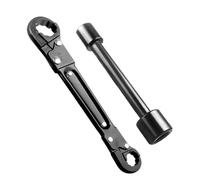 Extracteur de compression de valve de tuyau, kit de clé de plombier, kit d'outils réglables haute performance, pour voyager, kit d'arrêt d'angle et de démontage de tuyau, clé à pince polyvalente pour