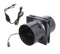 Extracteur de conduit de filtre d'échappement souffleur de 12 cm, base intérieure, régulateur de vitesse réglable en ligne du ventilateur