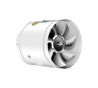 Extracteur de conduit, Ventilateur d'extraction d'air en tube métallique 4/6/7/8 pouces, puissant et silencieux, for restaurants, cuisines, supermarchés, etc.(4 inch)