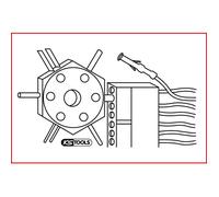 Extracteur de cosses KS TOOLS - 150.1232