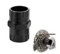 Extracteur de couronne dentée 2 en 1 - Outil de vélo compatible avec cassette Shimano 5-12 compartiments pour enlever les bagues de verrouillage de la tirelire à 12 dents