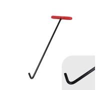 Extracteur de crochet de trou d'égout - Poignée en caoutchouc robuste pour soulever le couvercle d'égout, portable et facile à utiliser pour les fosses septiques et les portes d'entrepôt