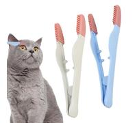 Extracteur de crottes d'oeil de chien - Extraction de dents fines, 2 baguettes purifiantes à double tête, pic de nettoyage des débris de mucus, corps à prise ergonomique ferme | Fourniture de toiletta