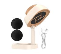 Extracteur de cuisine - ABS, purificateur d'air pliable rechargeable, design portable | Extracteur d'air portable à 5 vitesses, dispositif de filtre à fumée pour poêle, poêle, four, utilisation en