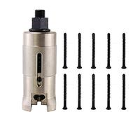 Extracteur de cylindre européen avec 10 vis de sac, extracteur de serrure en acier inoxydable, extracteur de cylindre de porte de serrurier professionnel (avec vis de 5,5mm)