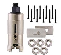 Extracteur de cylindre européen professionnel pour serrurier avec vis, bride, joint, extracteur de serrure en acier inoxydable (vis de 4,8 mm)