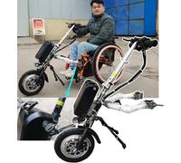 Extracteur De Fauteuil Roulant 500w, Manuel → Kit électrique/de Conversion, Batterie 48v 15ah/17ah, écran LCD, avec Système D’Amortisseur De Lumière Avant, B, 15ah