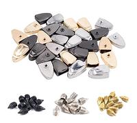 Extracteur de fermeture à glissière, Métal Bouchon de Fermeture À Glissière Queue Clips réparation de fermeture à glissièr avec Vis pour DIY Vêtements Bagages Artisanat, 30 Pièces