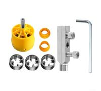 Extracteur de fil de valve d'angle et enfile-tube en PVC pour tuyaux cassés de 20 mm, 25 mm, 32 mm, outil d'extraction de vis en métal pour réparation de plomberie, gris jaune