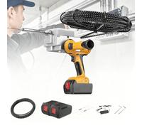 Extracteur de Fil d'électricien 2800 W à Travers Le Mur, Vitesse Variable de 0 à 50 m/Min avec Une Force de Traction maximale de 600 N, idéal pour l'installation de câbles,25000mah+1pack,30m
