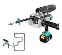 Extracteur de fil d'électricien à travers le mur, machine d'enfilage de fil automatique, avec guide en acier, parfait pour enfiler des câbles sur les murs,pour l'hydroélectricité de construction