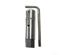 Extracteur de filetage compact en alliage d'acier adapté pour une utilisation dans des espaces confinés à la maison pour la plomberie et les réparations de chantiers de construction (14 mm)