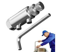 Extracteur de filetage de robinet cassé, extracteur de filetage de valve endommagé - Outil d'extraction pour extraire les vis usées pour cloisons sèches et entretien de plomberie