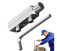 Extracteur de filetage de tuyau - Extracteur de robinet cassé, outil de vis de valve | Kit de réparation de matériel interne, embout d'extraction en acier durable pour fixation de panneaux muraux pour