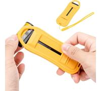 Extracteur de Film 35mm, 135 Leader Film Retriever Picker | 35mm Film Extractor Tools for 35mm Cassettes Safe Films with Lanyard (No Film Included)-Jaune