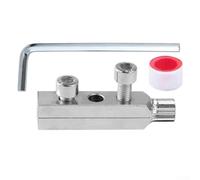 Extracteur de fils cassés de valve d'angle 20 mm 25 mm pour robinet de robinet, filetage inversé et retrait de tuyau, outil en métal pour réparation de plomberie avec ruban adhésif brut