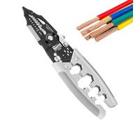 Extracteur de fils pour câbles | Pinces à découper 28 en 1 - Outils pour l'isolation des fils - Pour couper, envelopper, cliper, couper, serrer, fendre et fil Avisola