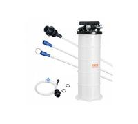 Extracteur de Fluide 6,5 L Pompe à Vide d'Aspiration Vidange Huile Moteur Pneumatique/Manuel avec Jauge et Tuyau d'Aspiration Chan