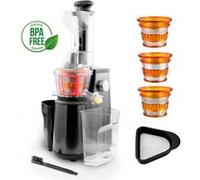 Extracteur De Fruits Et Legumes 3 Tamis Modele Ultimate Black A Pression Douce De Kitchencook
