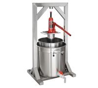 Extracteur de fruits hydraulique pour raisins et fruits à peau douce, broyeur manuel