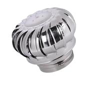 Extracteur De Fumée Chapeau de cheminée en acier inoxydable, tuyau de cheminée rotatif, chapeau de cheminée, couvercle supérieur d'aération, hotte d'évacuation d'air 100 110 150 160 mm, quincaillerie