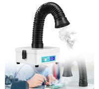 Extracteur de fumée de bureau avec filtres à 3 étapes, vitesse réglable, affichage LED pour soudure, impression 3D, soudage et réparation de téléphone