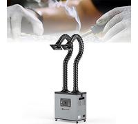 Extracteur de fumée de soudage 220 W 3 couches de filtration à faible bruit et haute efficacité pour travaux de bricolage et station de soudure