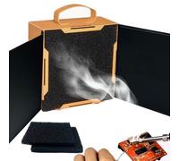 Extracteur de fumée de soudure ToolBud amélioré avec rabats magnétiques amovibles | Portable et haute efficacité Absorbeur de fumée pour soudure, bricolage et art | Design compact pour un air pur