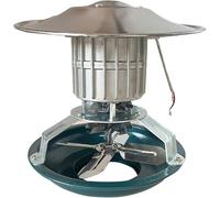 Extracteur de fumée, extracteur, ventilateur domestique à tirage forcé 100 W for conduit 9 20 cm diamètre